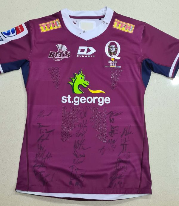 Qld Reds signed jersey