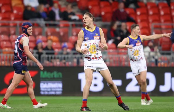 2021 Brisbane Lions Indigenous Guernsey - SIGNED by Eric Hipwood - Image 3